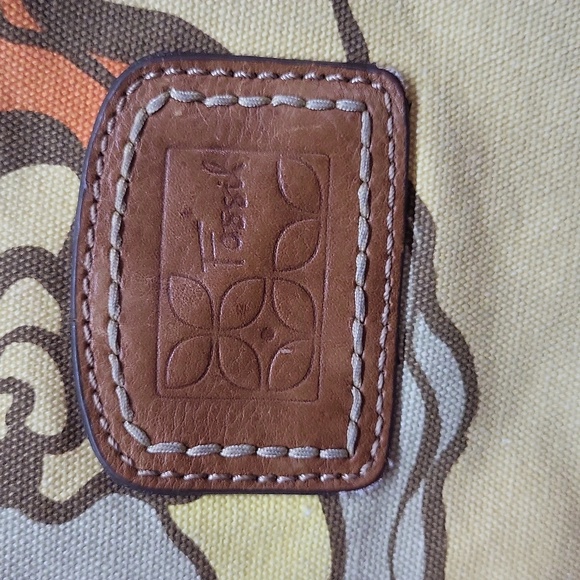 Fossil Canvas Floral Crossover Bag - Picture 3 of 14